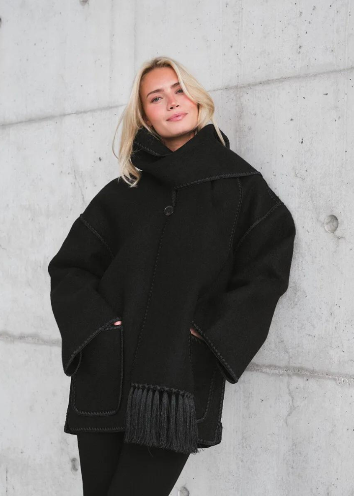 Luxe Jacket with Scarf