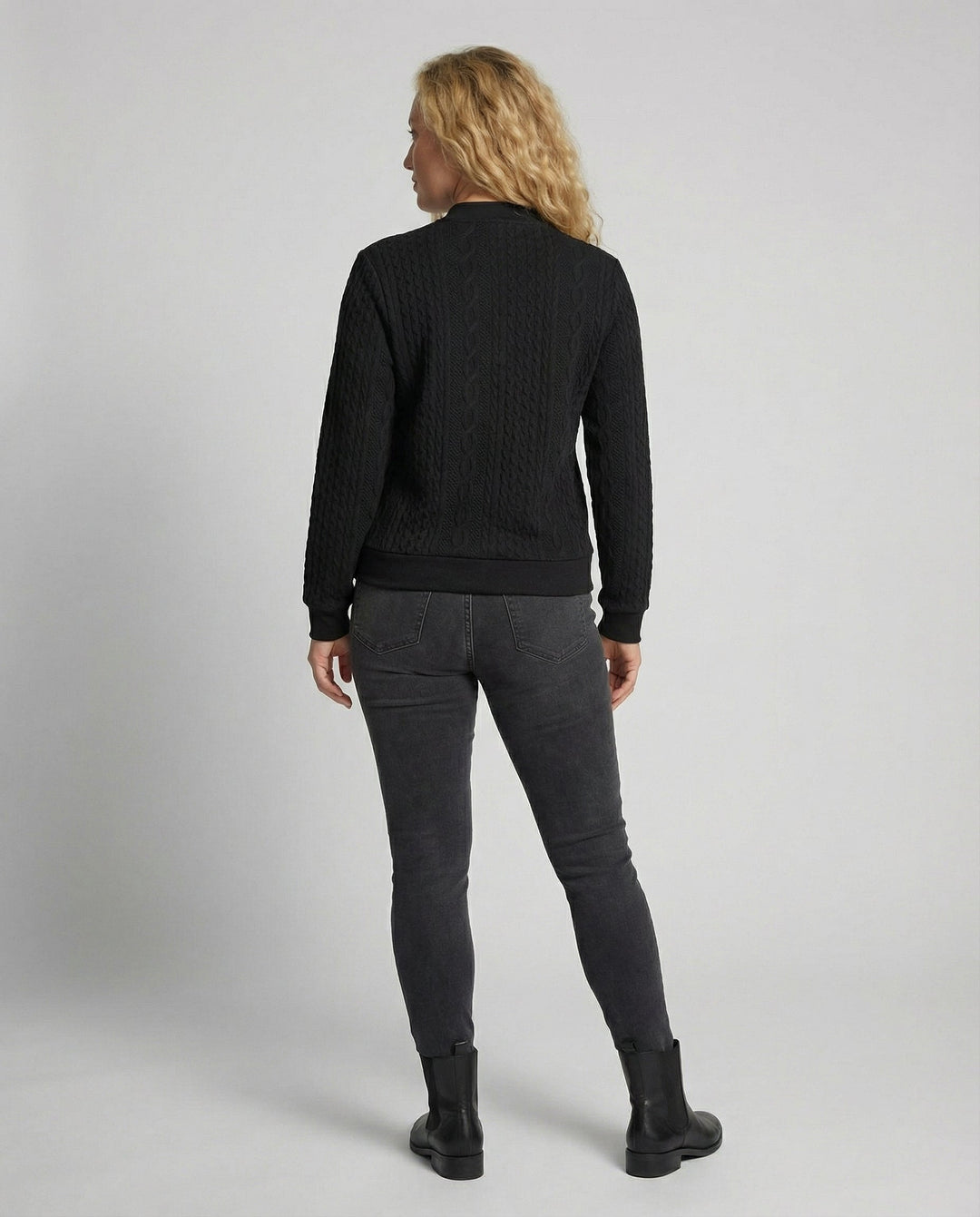 Soft Casual Sweater with Texture for Women