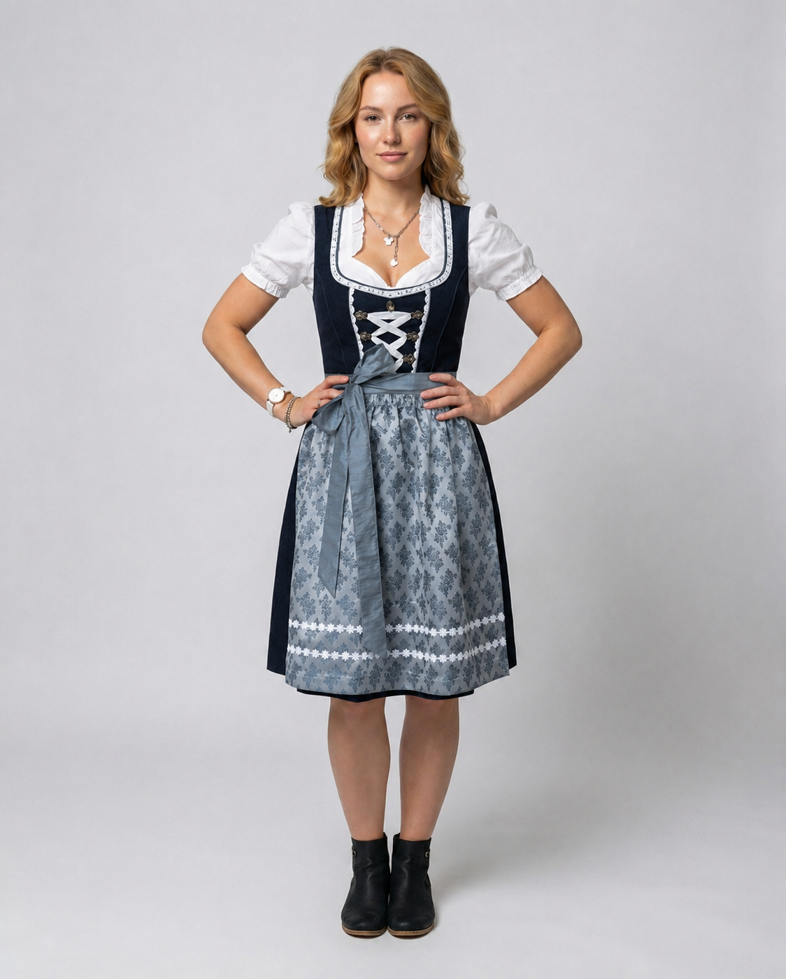 Traditional Bavarian Dirndl Dress for Women