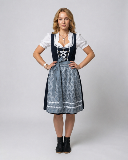 Traditional Bavarian Dirndl Dress for Women