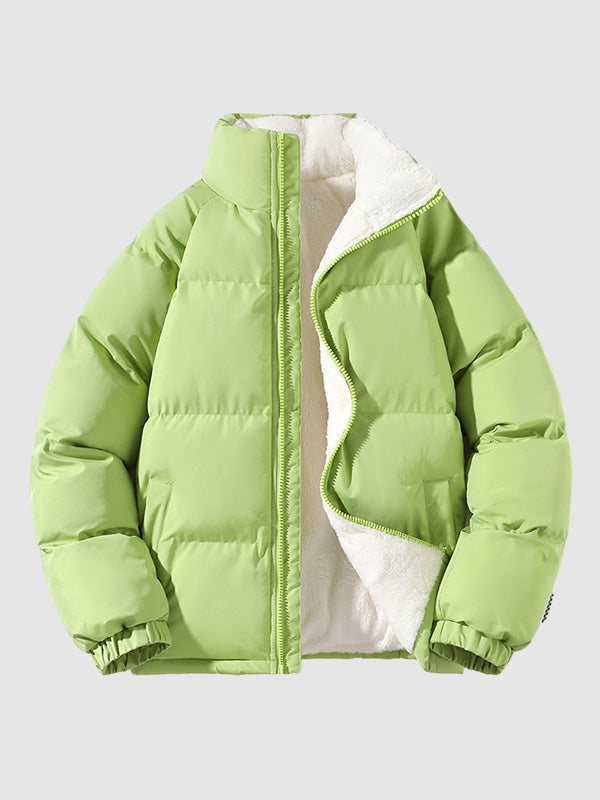Men's Lined Puffer Jacket, Warm & Light