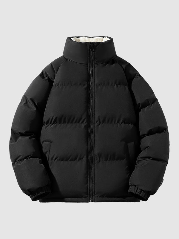 Men's Lined Puffer Jacket, Warm & Light