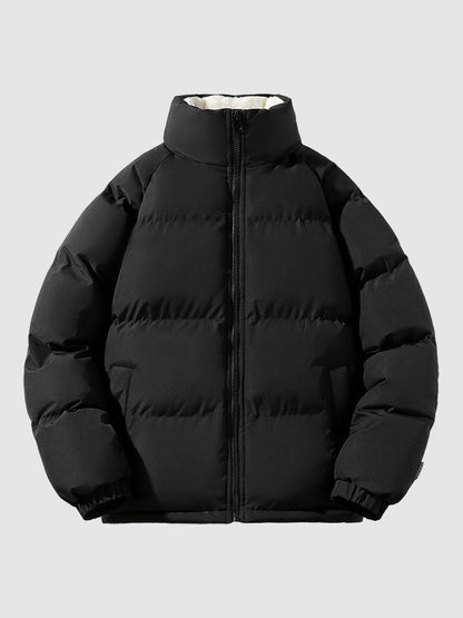 Men's Lined Puffer Jacket, Warm & Light