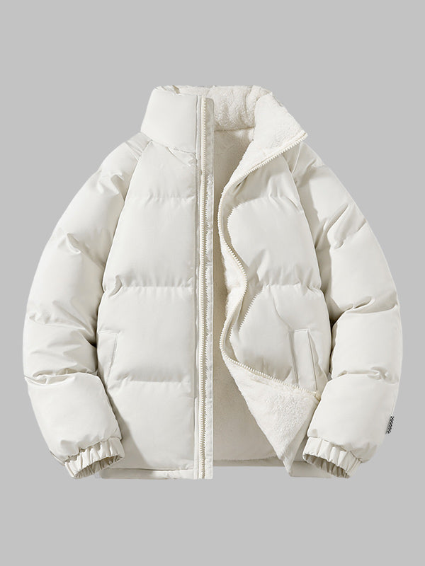 Men's Lined Puffer Jacket, Warm & Light
