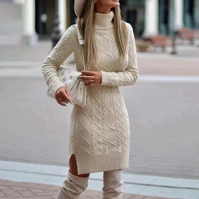 Elegant Knit Dress, Winter
