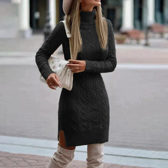 Elegant Knit Dress, Winter