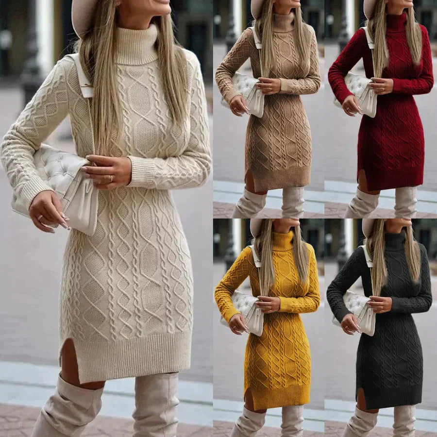 Elegant Knit Dress, Winter