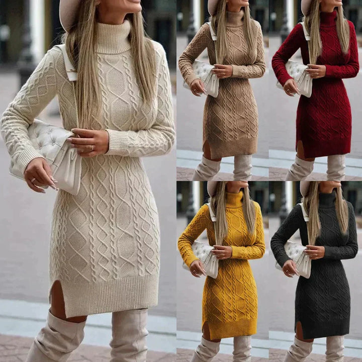 Elegant Knit Dress, Winter