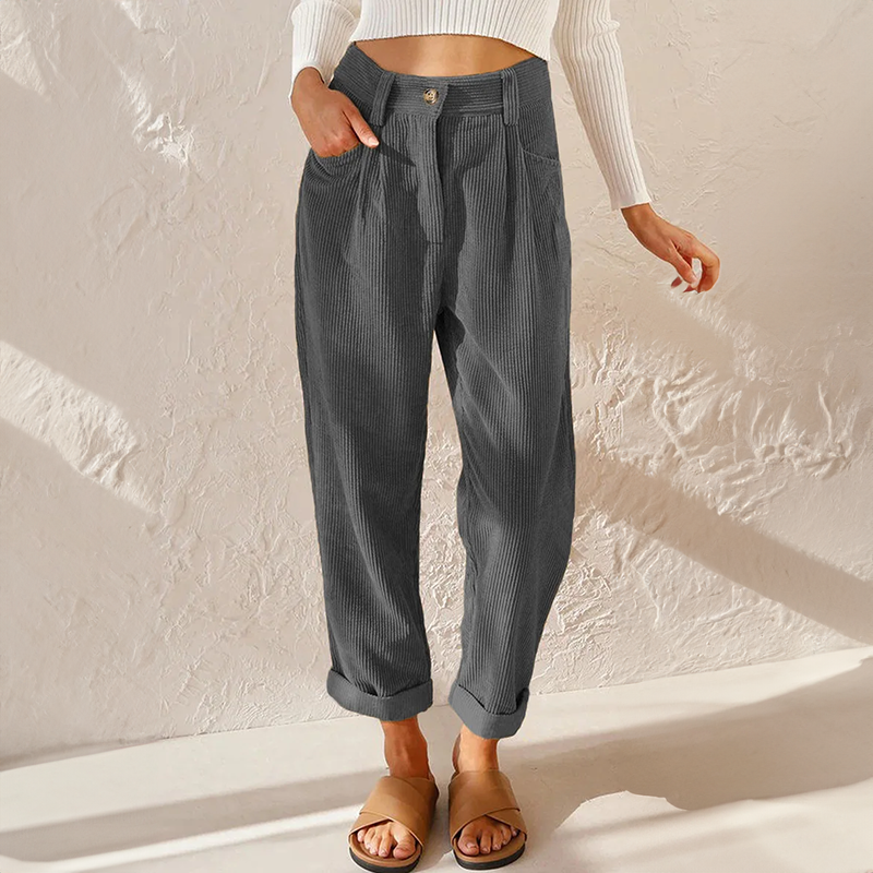 Casual Corduroy Pants for Women