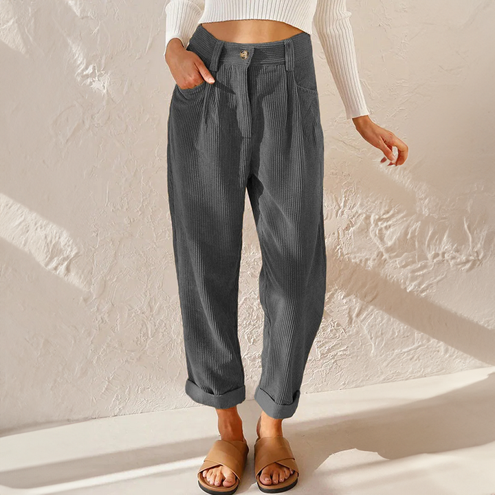 Casual Corduroy Pants for Women