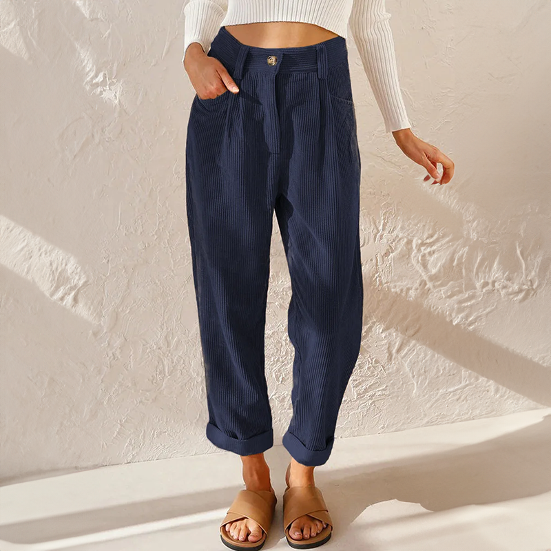 Casual Corduroy Pants for Women