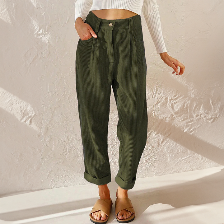 Casual Corduroy Pants for Women