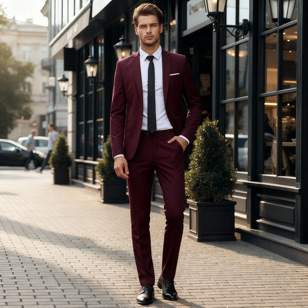 Men's Business Suit 2-Piece - Jacket & Pants