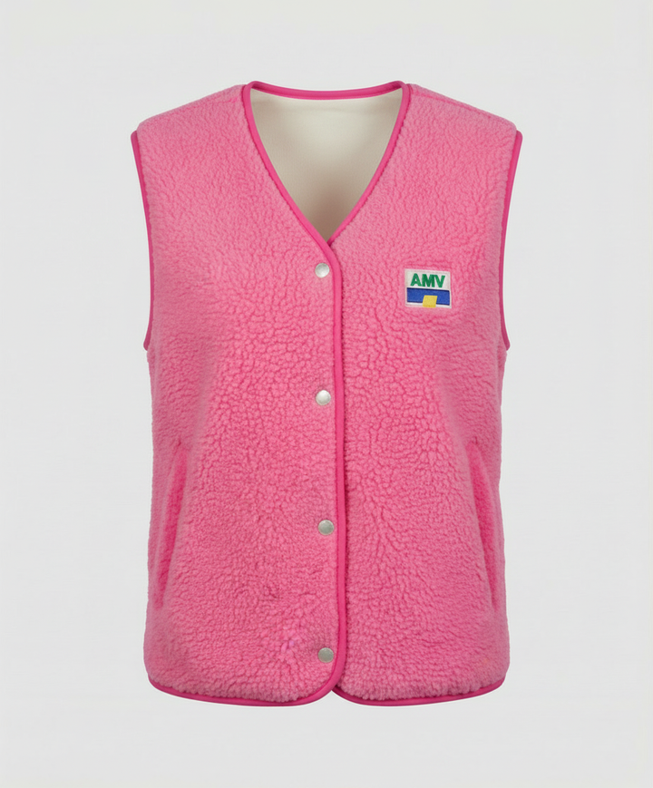 Women's Vest with Simple Button Closure