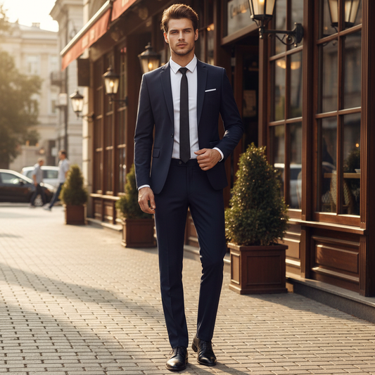Men's Business Suit 2-Piece - Jacket & Pants