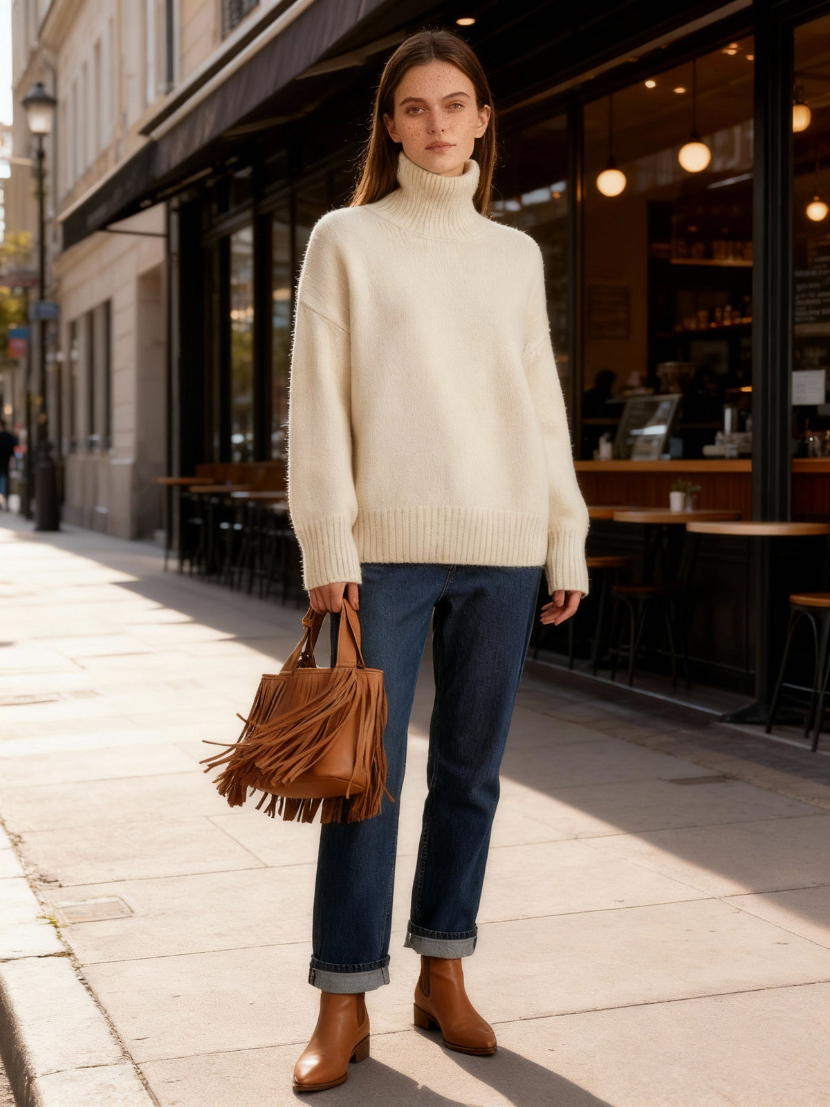 Women's Turtleneck Sweater Linea