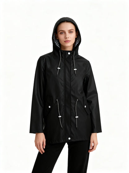 Weatherproof Coat with Hood
