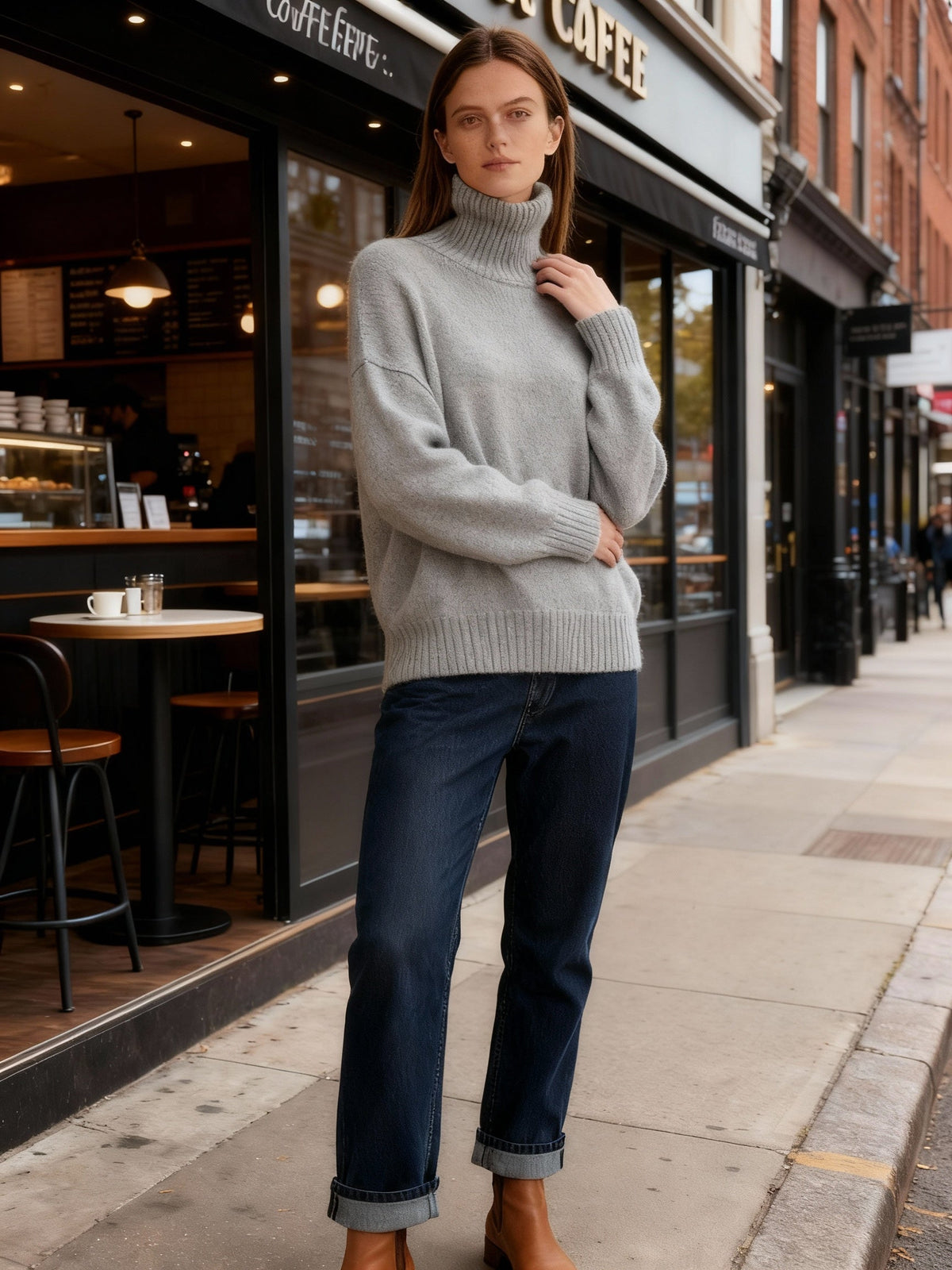 Women's Turtleneck Sweater Linea