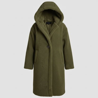 Women's Teddy Coat with Hood
