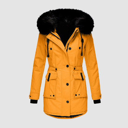 Waterproof Winter Jacket with Hood for Women