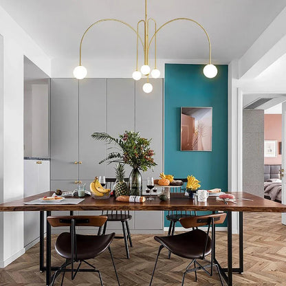 Kiki's Way | St Kilda Chandelier – Six-Light G9, Metal & Glass