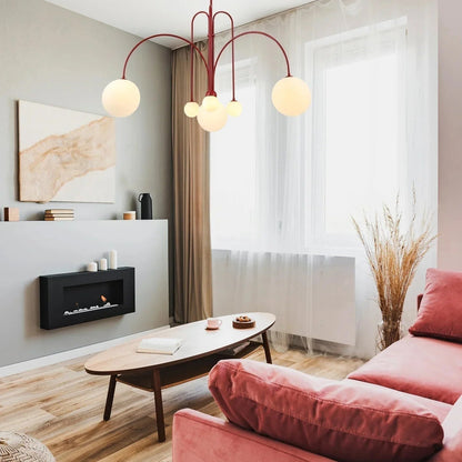 Kiki's Way | St Kilda Chandelier – Six-Light G9, Metal & Glass