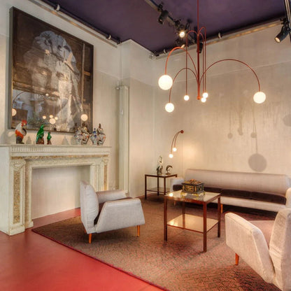 Kiki's Way | St Kilda Chandelier – Six-Light G9, Metal & Glass