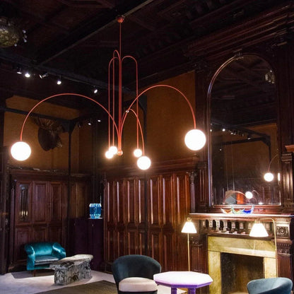 Kiki's Way | St Kilda Chandelier – Six-Light G9, Metal & Glass
