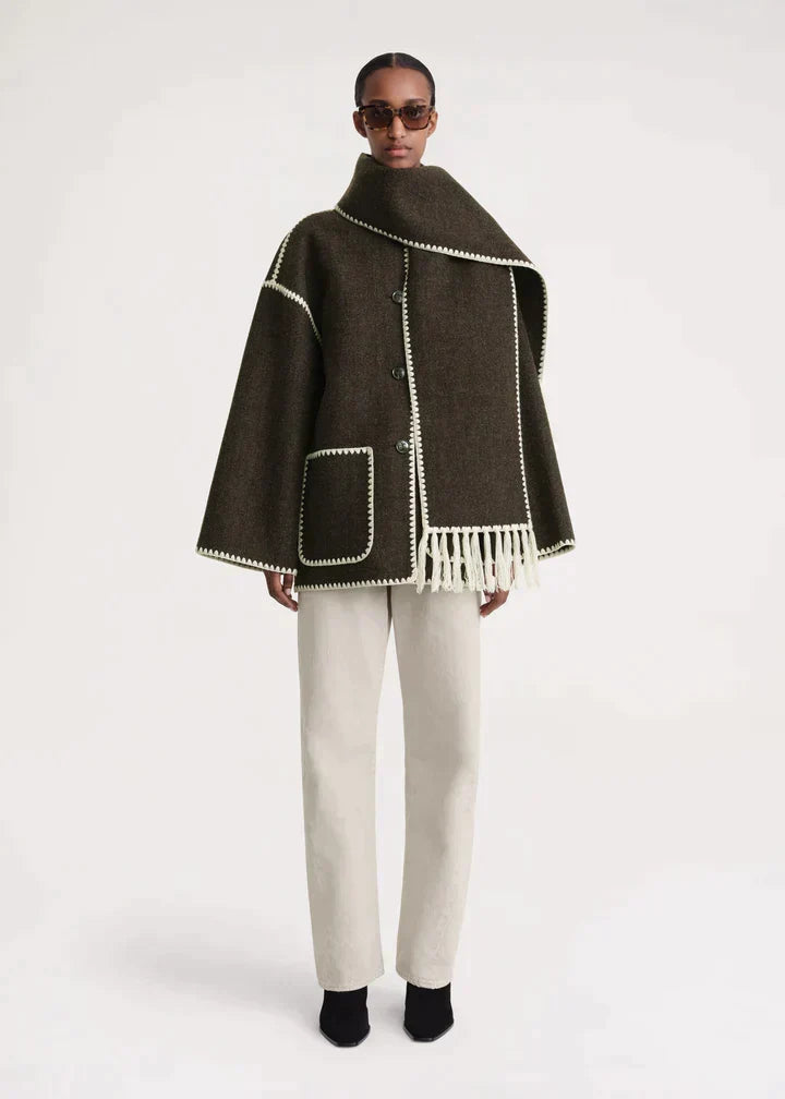 Luxe Jacket with Scarf