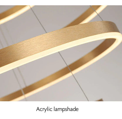 Kiki's Way | Fleur Ring Chandelier – Multi-Ring LED, Dimmable