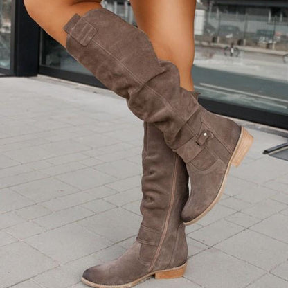 Warm Suede Boots - Cozy Winter Shoes