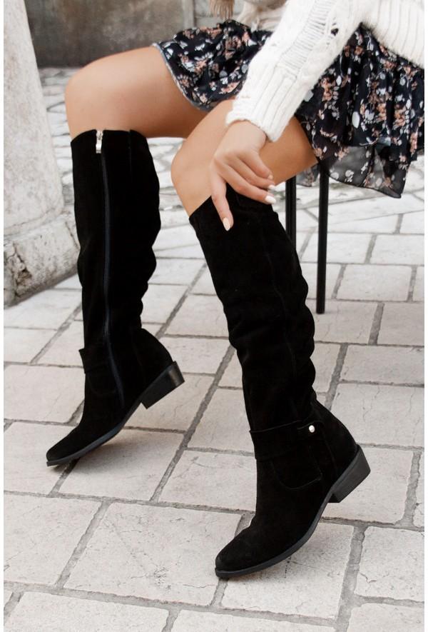 Warm Suede Boots - Cozy Winter Shoes