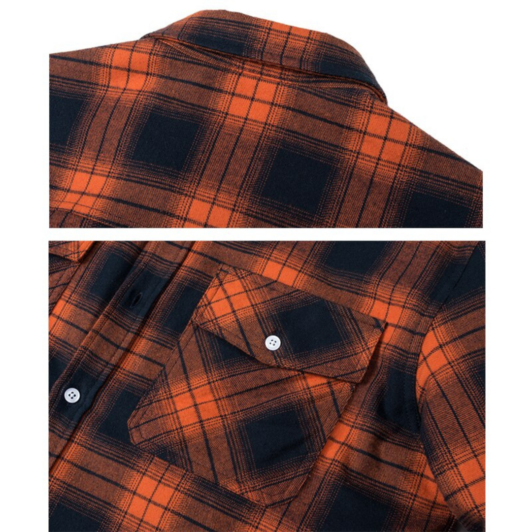 Fleece-Lined Plaid Jacket - Warm & Stylish