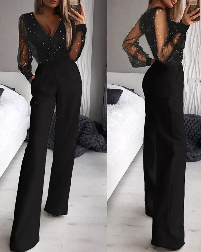 Women's Casual Jumpsuit in Solid Design for Everyday & Leisure