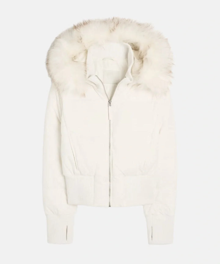 Women's Quilted Winter Jacket with Warm & Detachable Hood
