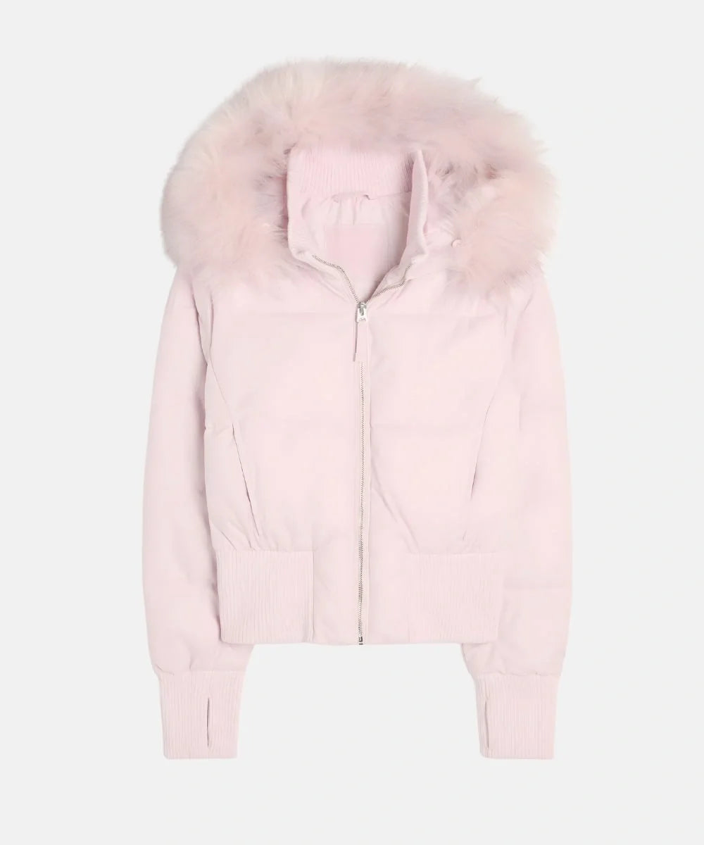 Women's Quilted Winter Jacket with Warm & Detachable Hood