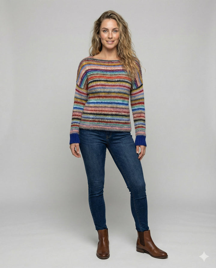 Women's Nordic Sweater with Stylish Design & Cozy Fit