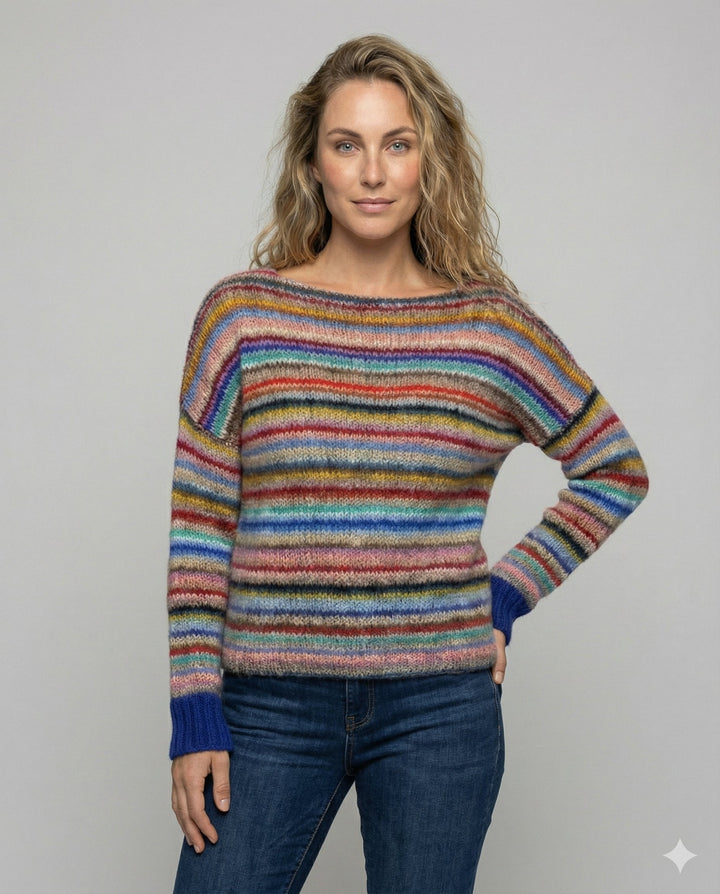 Women's Nordic Sweater with Stylish Design & Cozy Fit
