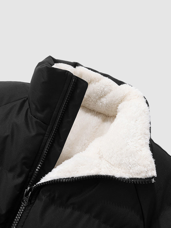 Men's Lined Puffer Jacket, Warm & Light