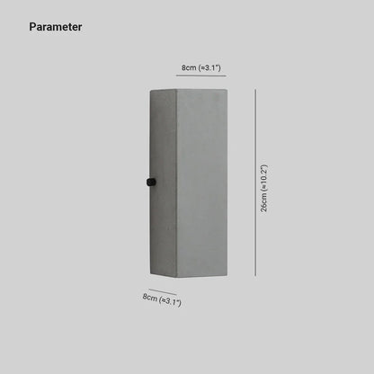 Kiki's Way | Alessia Cement Wall Light – Single or Dual Head, IP65