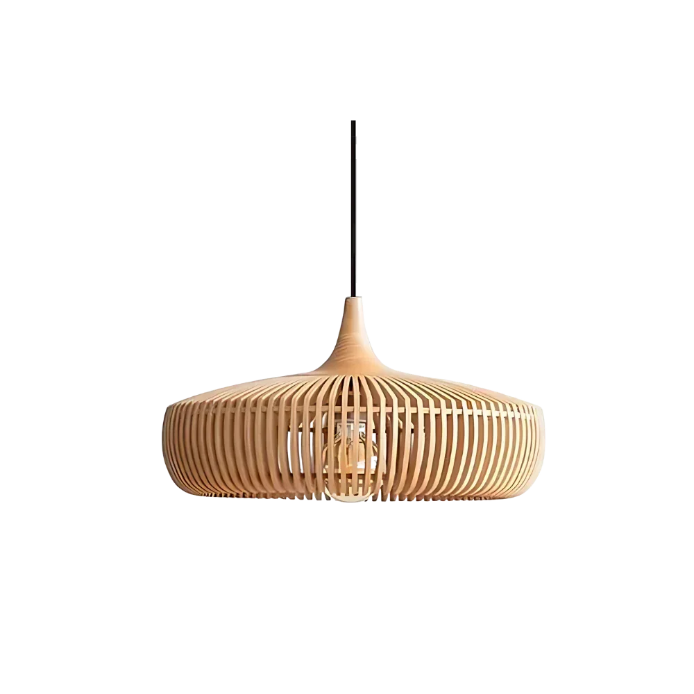 Kiki's Way | NaturLampa Wooden Pendant Light – Solid Wood, E27