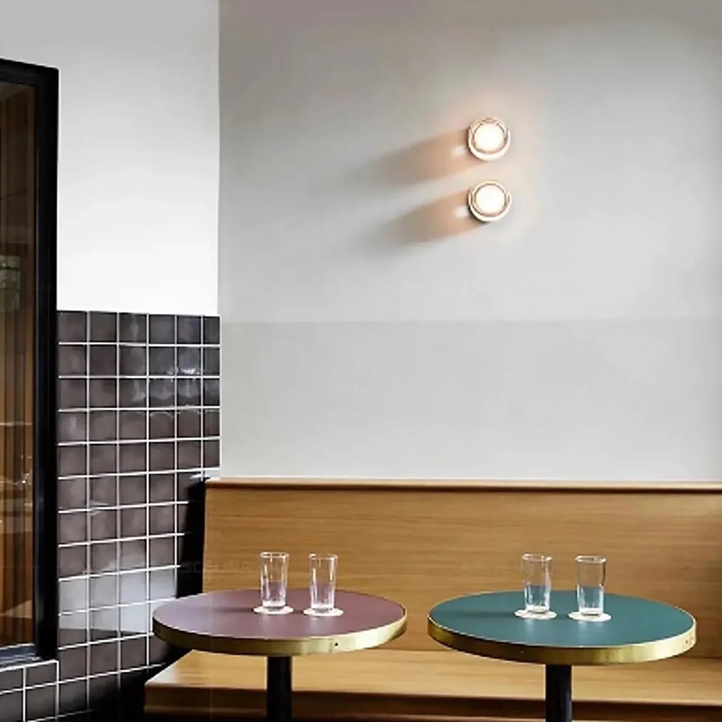 Kiki's Way | Acento Frosted Glass Wall Light – Warm White