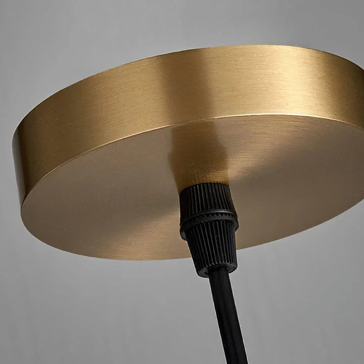 Kiki's Way | Drophe Alabaster Pendant Light – Brushed Copper, E14