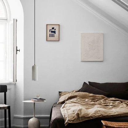 Kiki's Way | Drophe Alabaster Pendant Light – Brushed Copper, E14