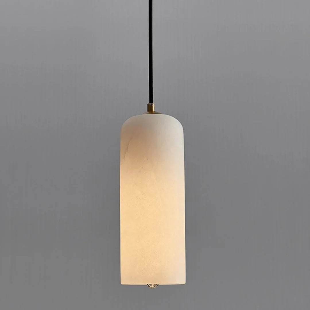 Kiki's Way | Drophe Alabaster Pendant Light – Brushed Copper, E14