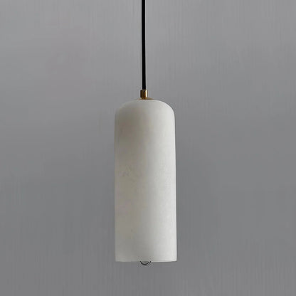 Kiki's Way | Drophe Alabaster Pendant Light – Brushed Copper, E14