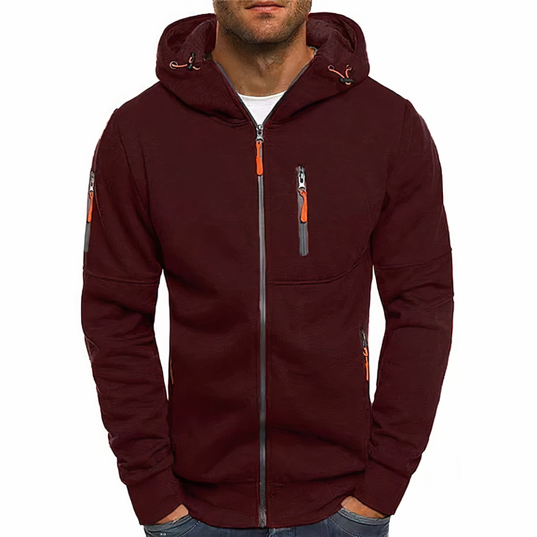 Nathan Men's Hooded Jacket with Zip