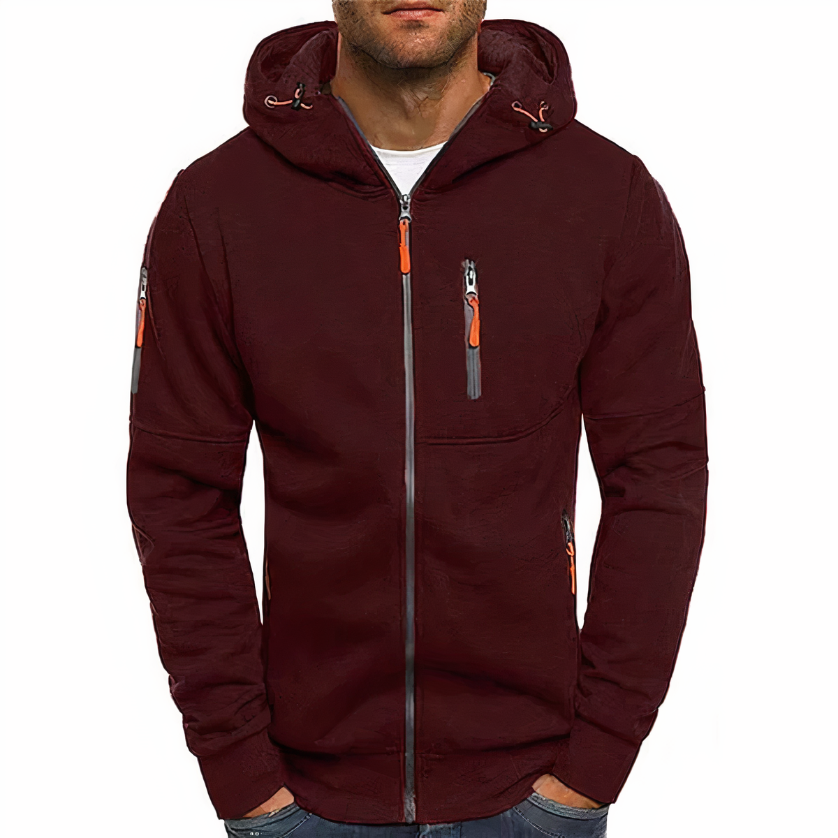 Nathan Men's Hooded Jacket with Zip