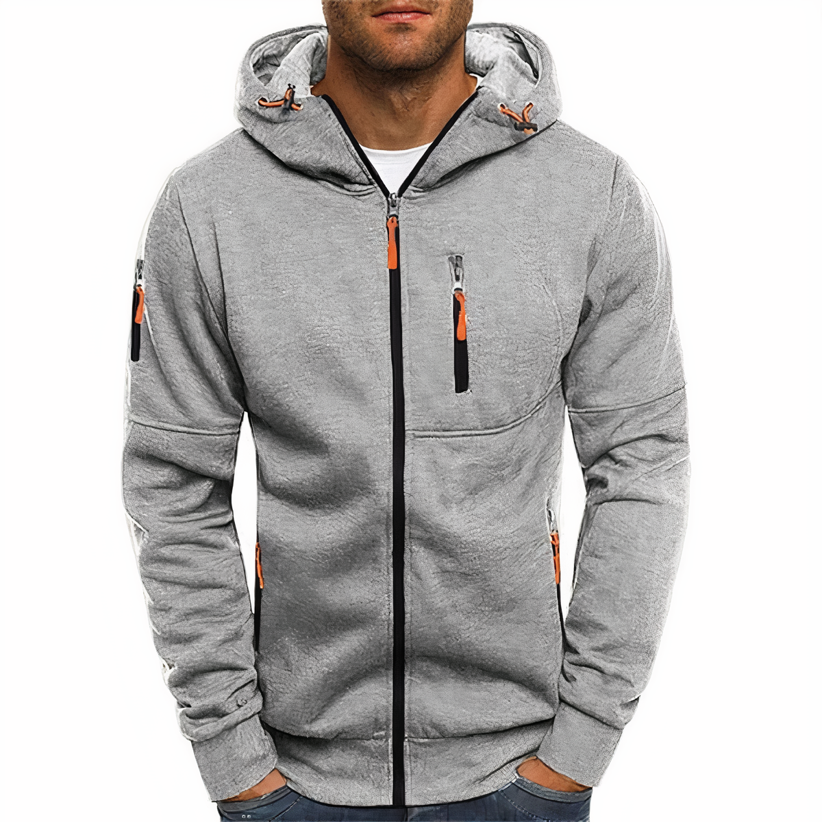Nathan Men's Hooded Jacket with Zip