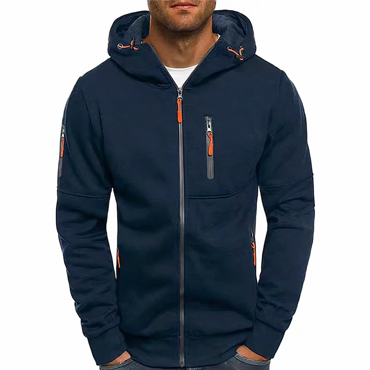 Nathan Men's Hooded Jacket with Zip